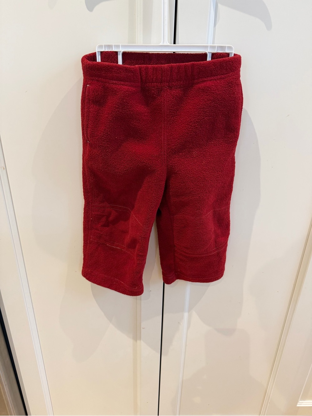 Roots 12-18m Kids Red Fleece sweatpants